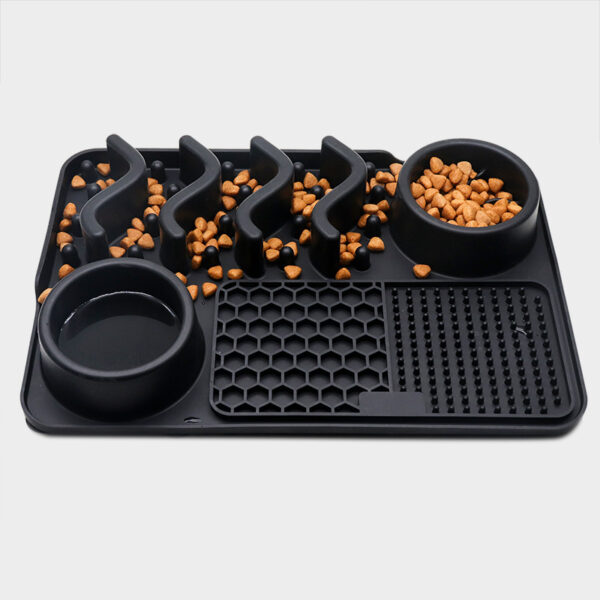Tapis de léchage multizone