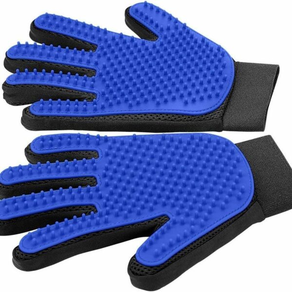Gants de toilettage en silicone